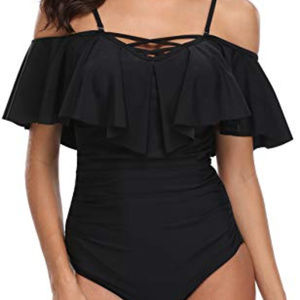 ***NWT Holipick Black One Piece Swim Suit